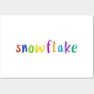 snowflake Posters and Art